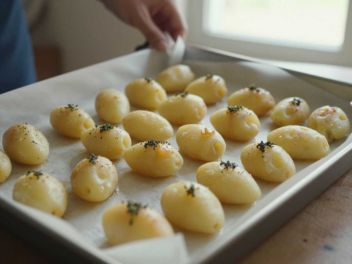 Disporre sulla teglia — Patate Dolci Arrosto con Rosmarino: la Ricetta Leggera e Dorata Perfetta per un Contorno Sfizioso