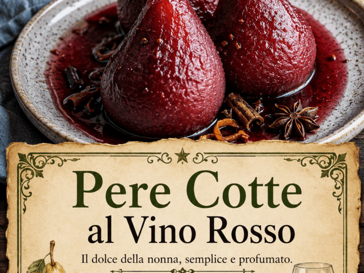 Pere Cotte al Vino Rosso