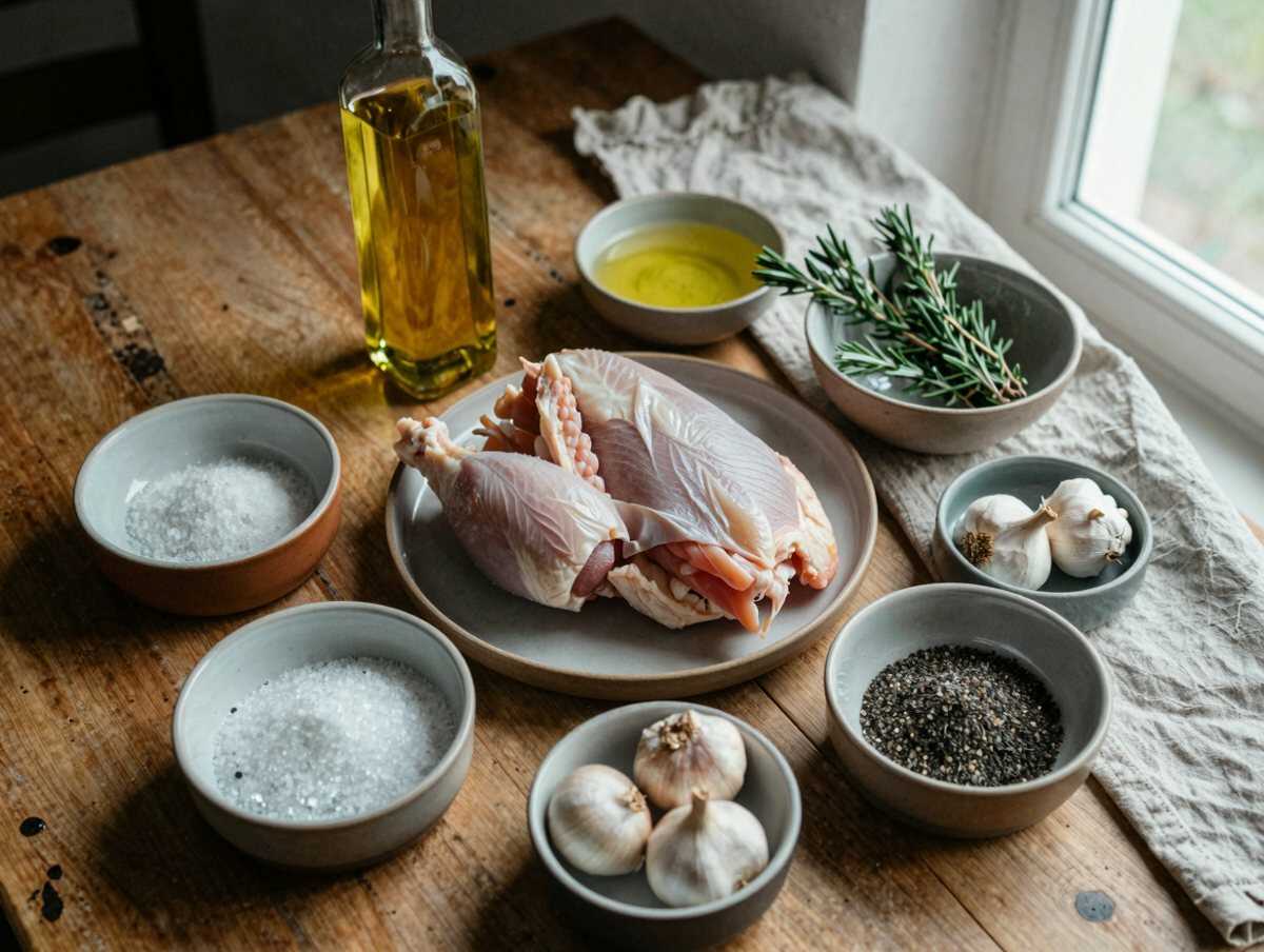 Gli ingredienti per Petto di Pollo alla Piastra che Resta Morbido