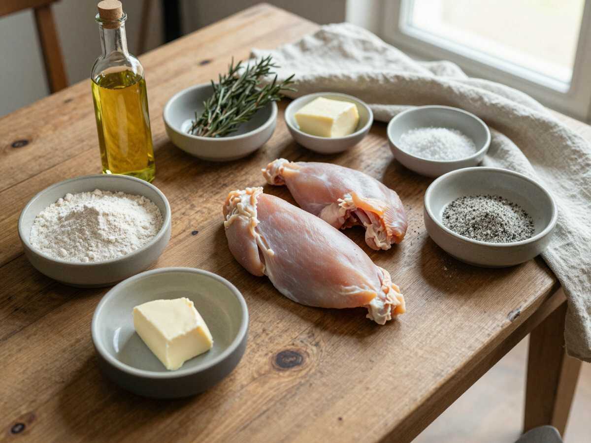 Gli ingredienti per Petto di Pollo in Padella Morbidissimo in 10 Minuti