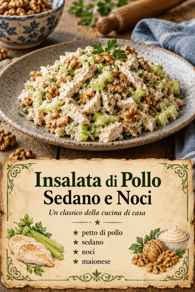Insalata di Pollo Sedano e Noci