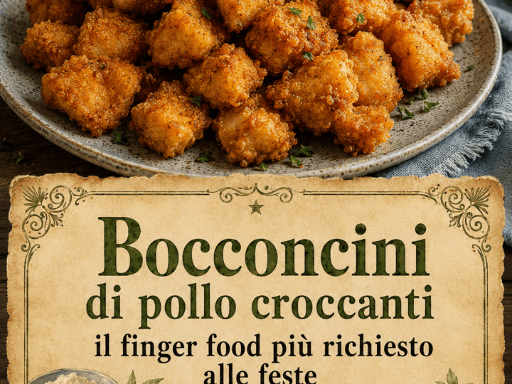 Bocconcini di pollo croccanti, il finger food più richiesto alle feste