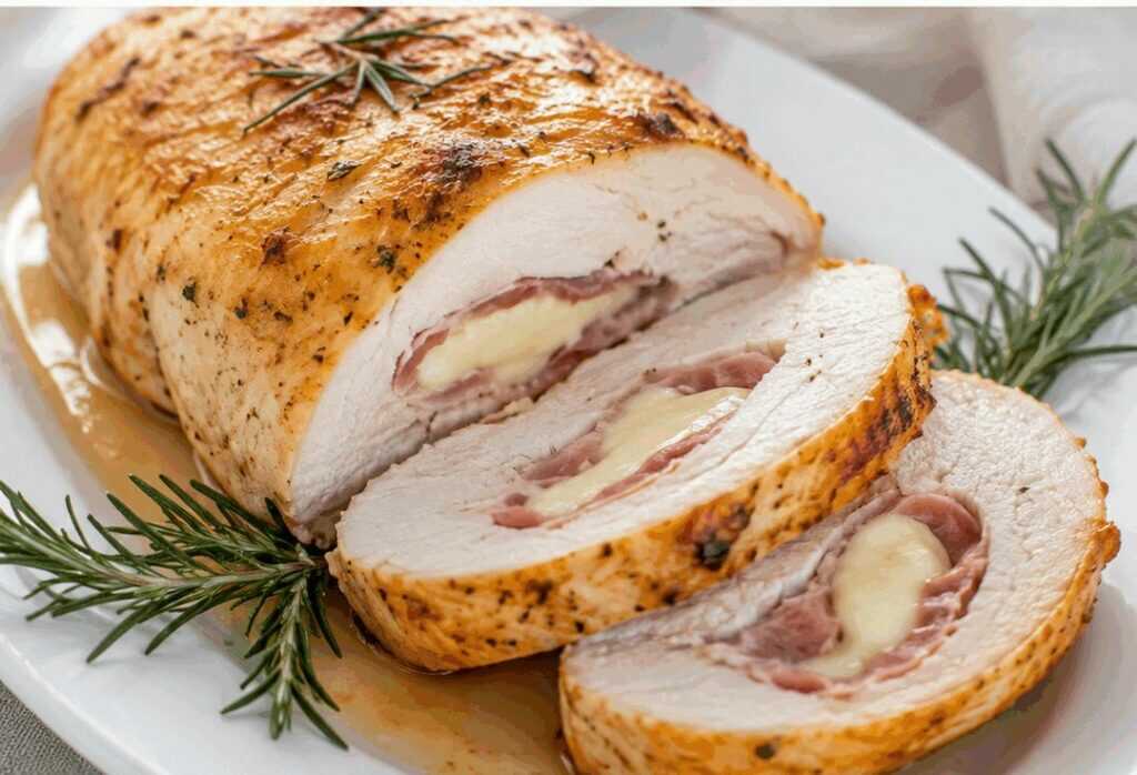 Petto di Tacchino Ripieno di Prosciutto e Scamorza