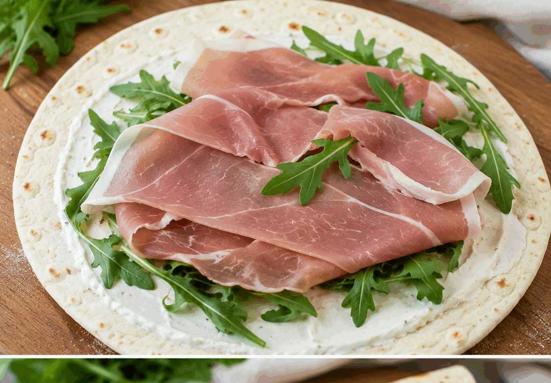 Piadina Farcita con Prosciutto e Rucola: la Ricetta Facile e Sfiziosa Pronta in 10 Minuti