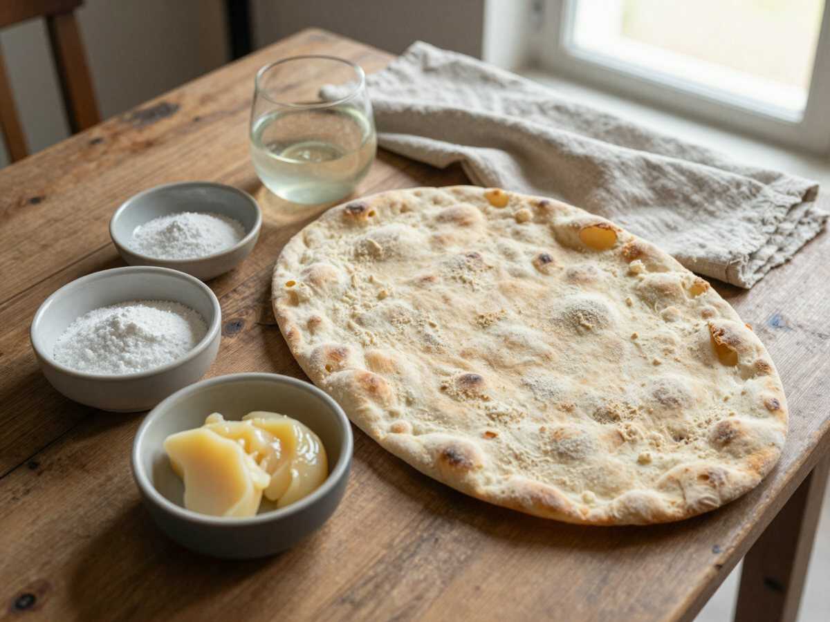 Gli ingredienti per Piadina romagnola a spicchi con squacquerone: sparisce dal vassoio in 5 minuti
