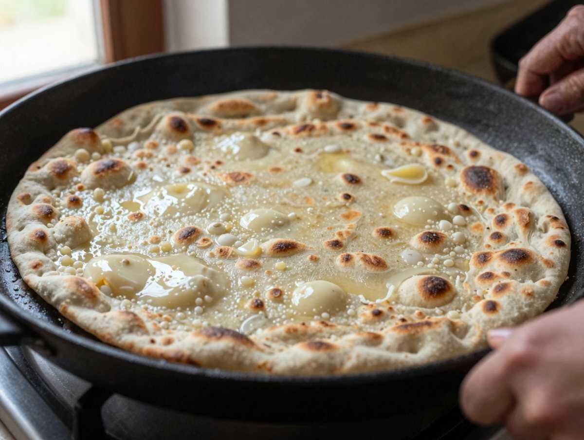 Cuoci le piadine — Piadina romagnola a spicchi con squacquerone: sparisce dal vassoio in 5 minuti