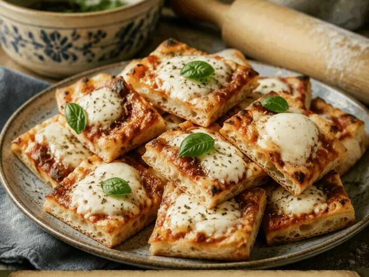 Pinsa romana a bocconcini per il buffet: la ricetta che tutte le mamme si stanno passando