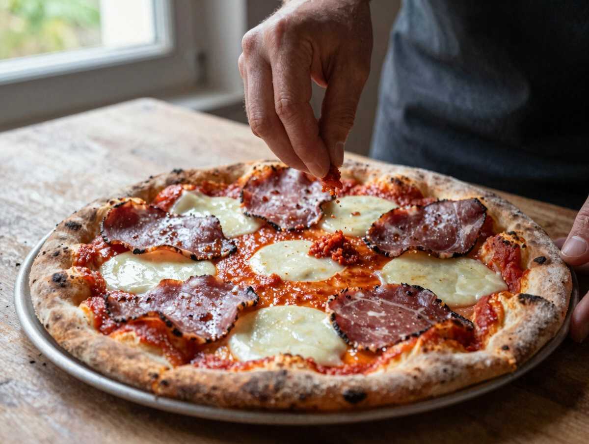 4. Condire — Pizza alla Diavola Fatta in Casa: la Ricetta Piccante e Croccante con Salame e Mozzarella