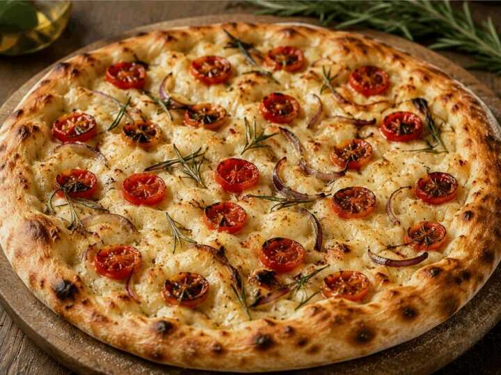 Pizza Bianca Romana con Patate e Rosmarino