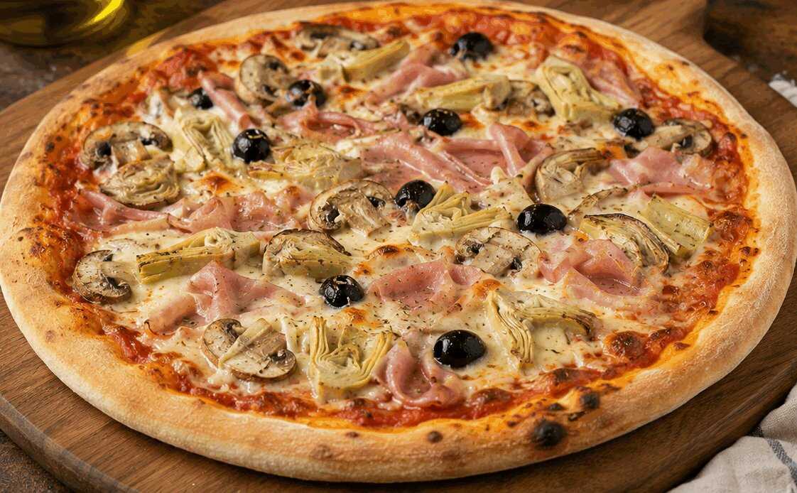 Pizza Capricciosa Fatta in Casa: la Ricetta Ricca e Gustosa con Prosciutto, Funghi e Carciofi