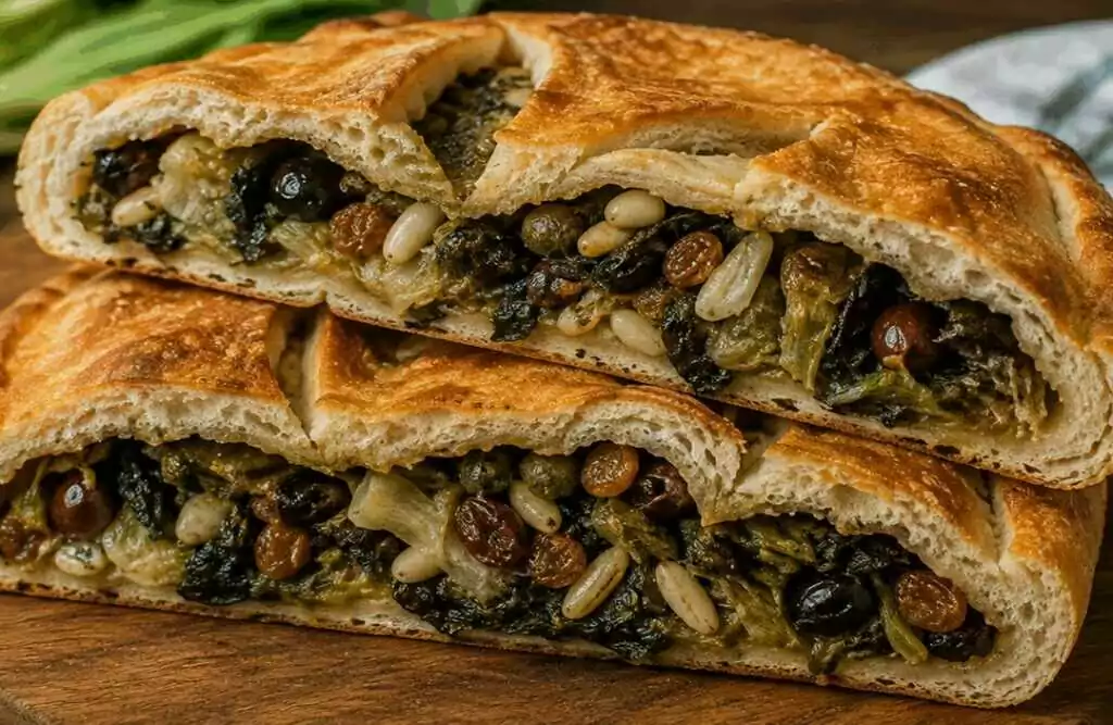 Pizza di scarola napoletana (Campania)