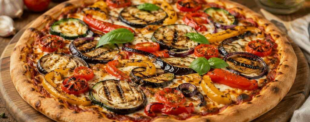 Pizza Ortolana con Verdure Grigliate: la Ricetta Colorata e Gustosa Perfetta per Ogni Stagione