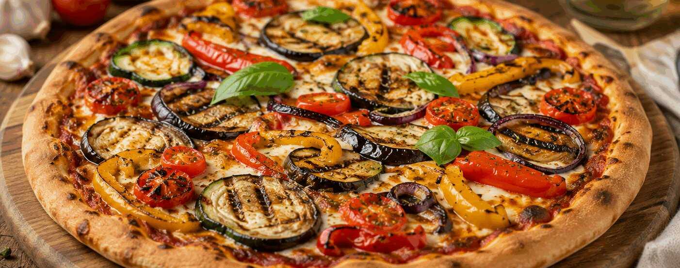 Pizza Ortolana con Verdure Grigliate: la Ricetta Colorata e Gustosa Perfetta per Ogni Stagione