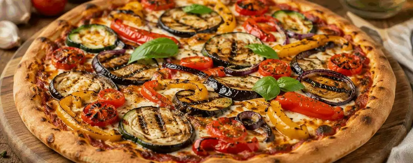 Pizza Ortolana con Verdure Grigliate: la Ricetta Colorata e Gustosa Perfetta per Ogni Stagione