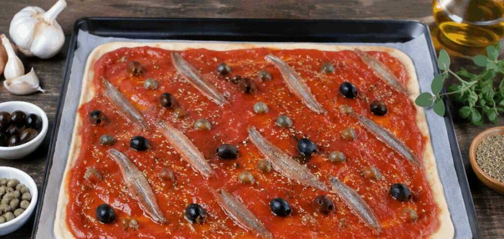 Pizza Sardenaira di Sanremo