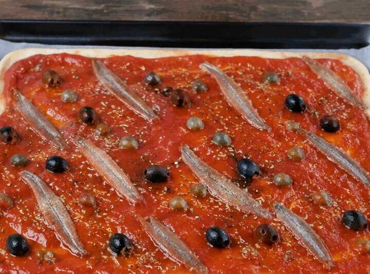 Pizza Sardenaira di Sanremo