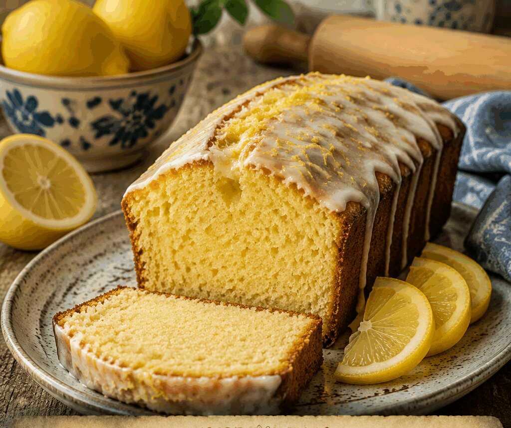 Plumcake al Limone Light e Profumato