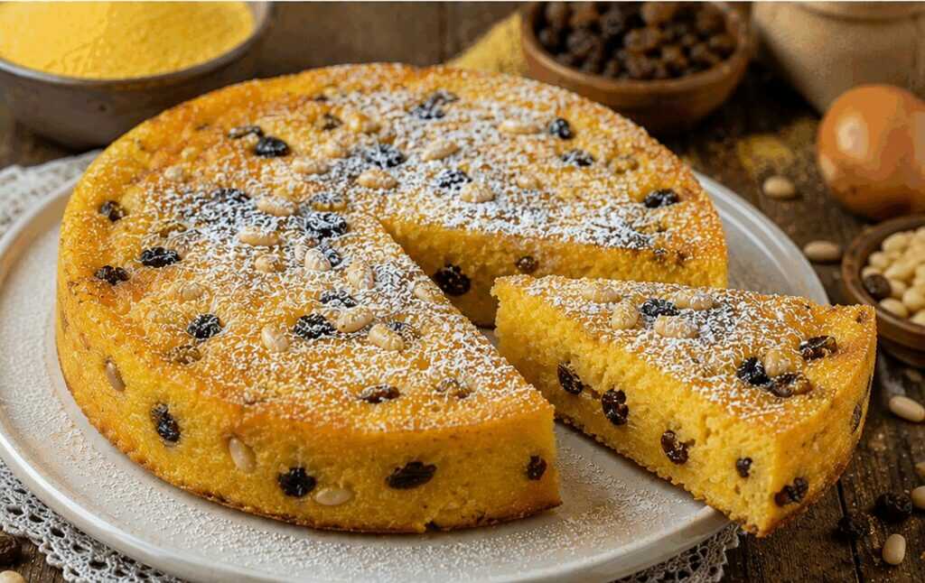 Polenta e osei dolce di Bergamo, Lombardia