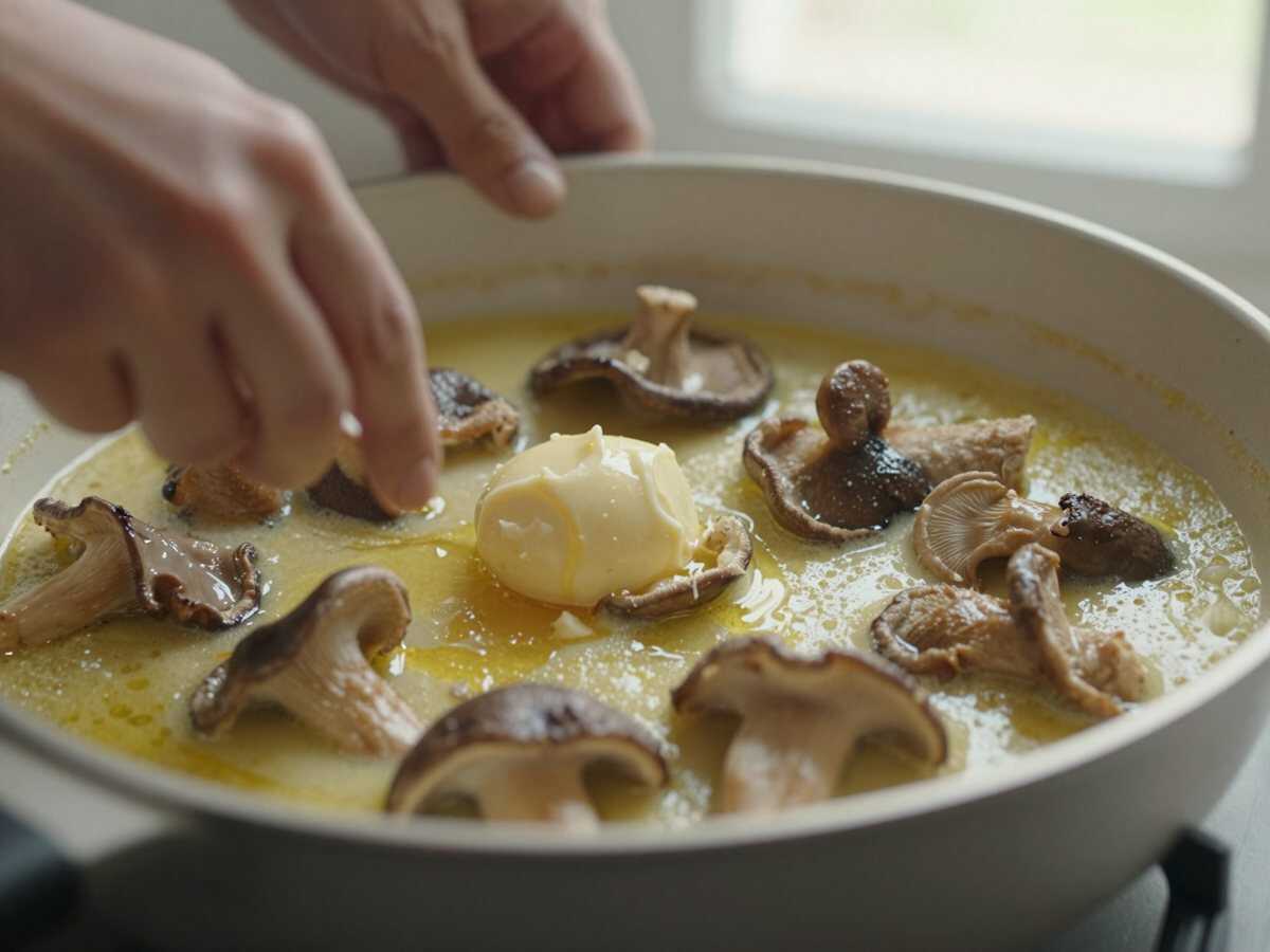 Rosola il pollo — Pollo ai Funghi Senza Panna