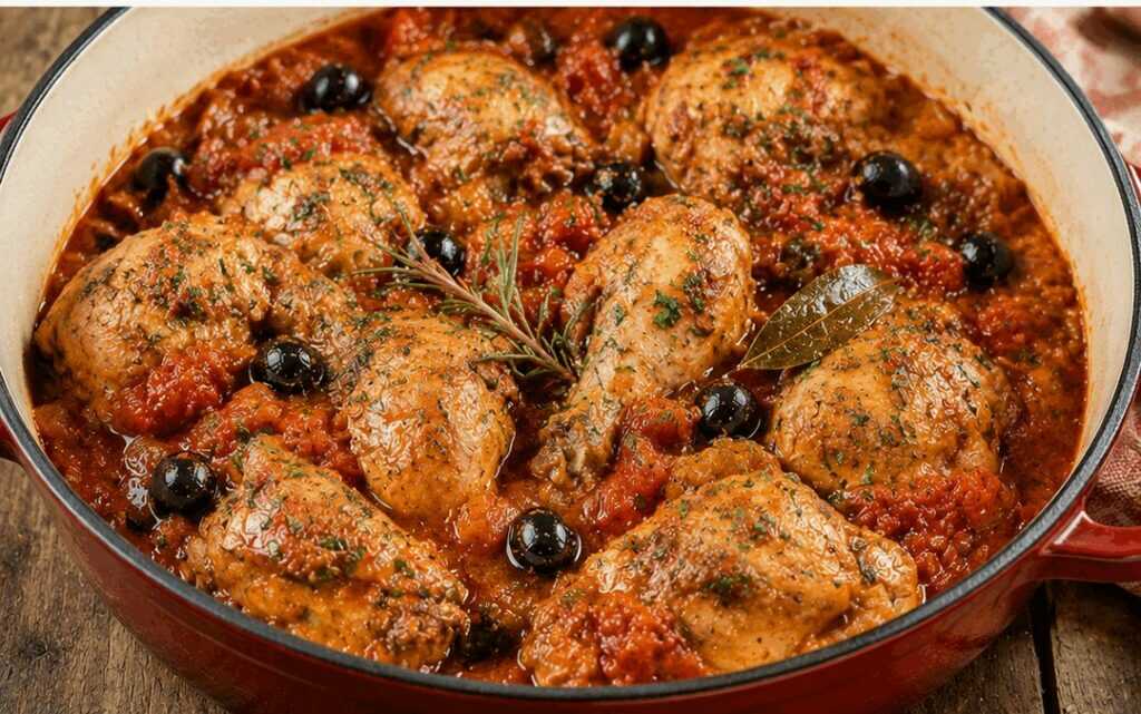Pollo alla cacciatora umbra – Umbria