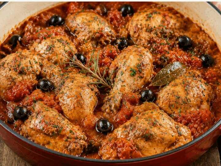 Pollo alla cacciatora umbra – Umbria