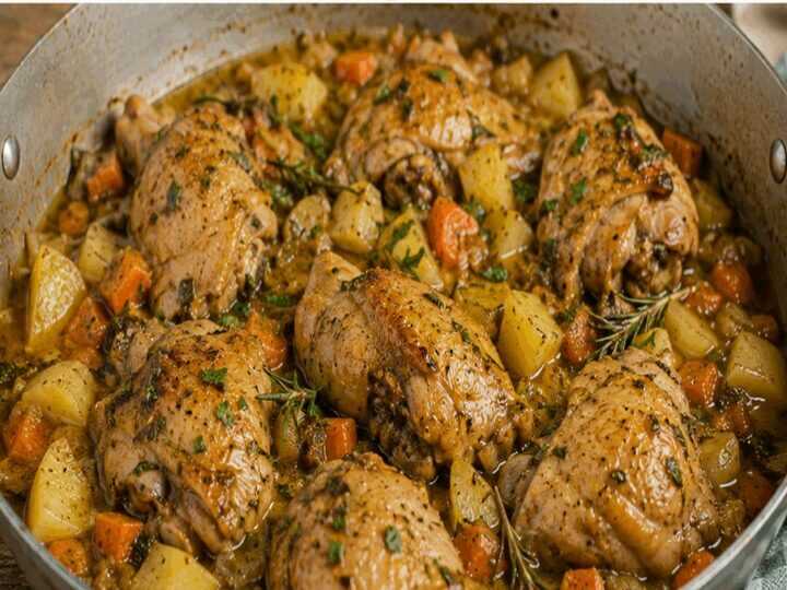 Pollo alla Contadina Marchigiana – Marche