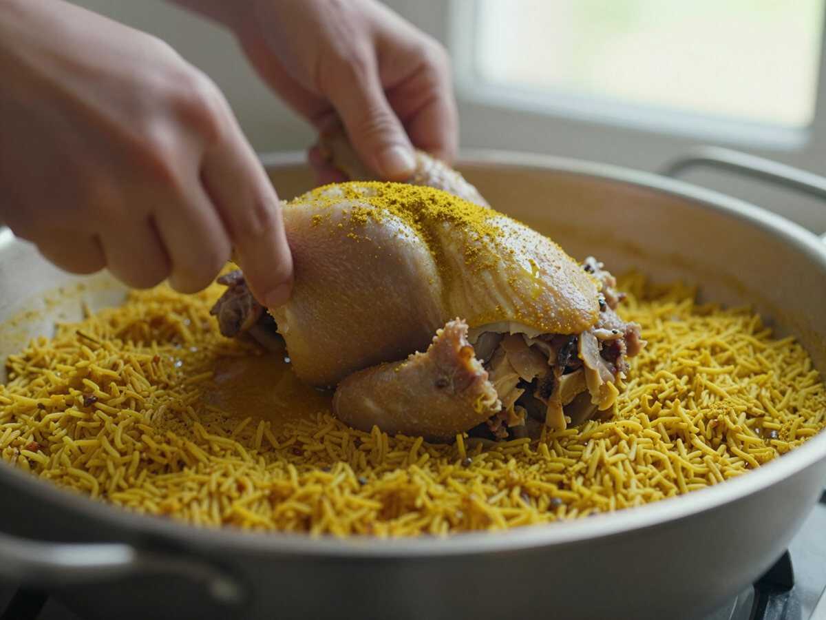Cuocere con la curcuma — Pollo alla Curcuma con Riso Integrale