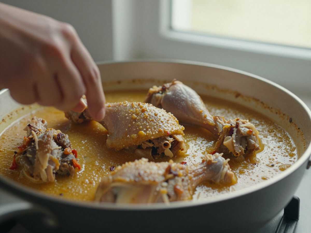 Completare la cottura — Pollo alla Paprika Affumicata in Padella
