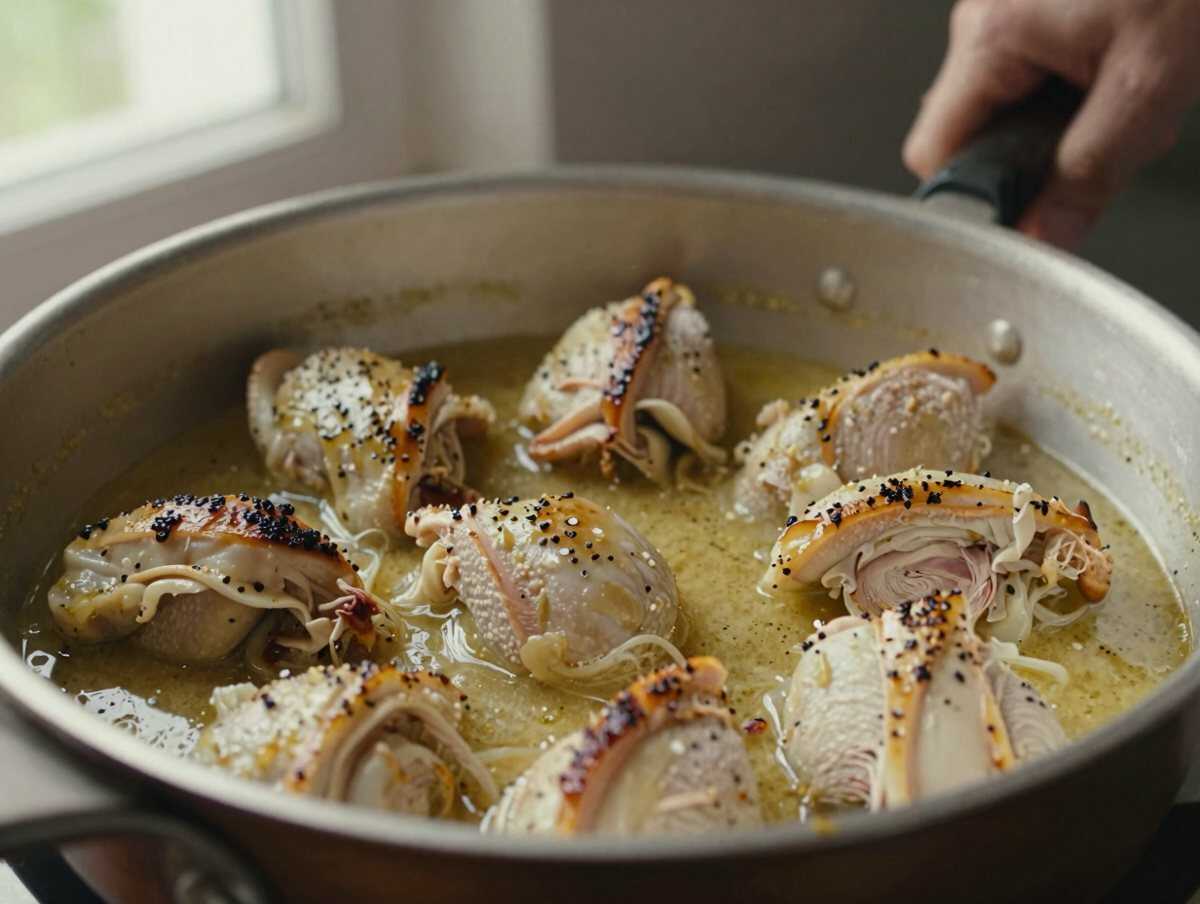 Cuoci il pollo — Pollo alla Pizzaiola Light in 20 Minuti