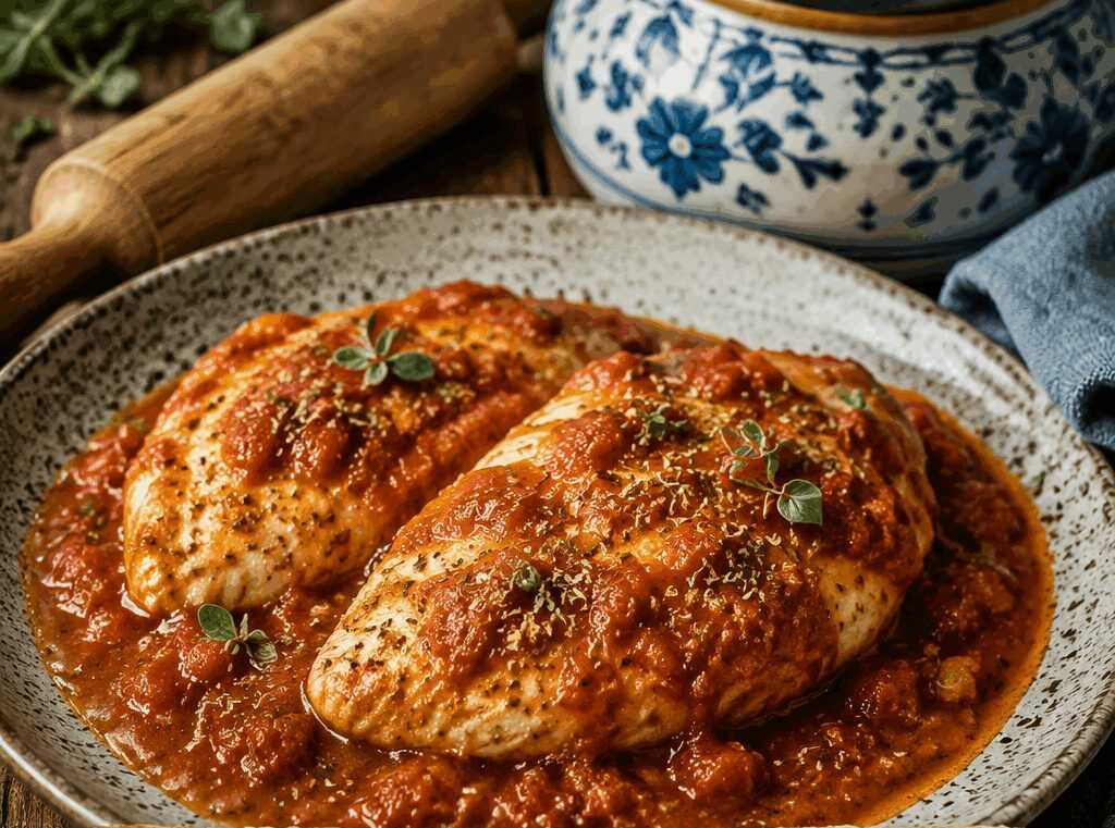 Pollo alla Pizzaiola Light in 20 Minuti