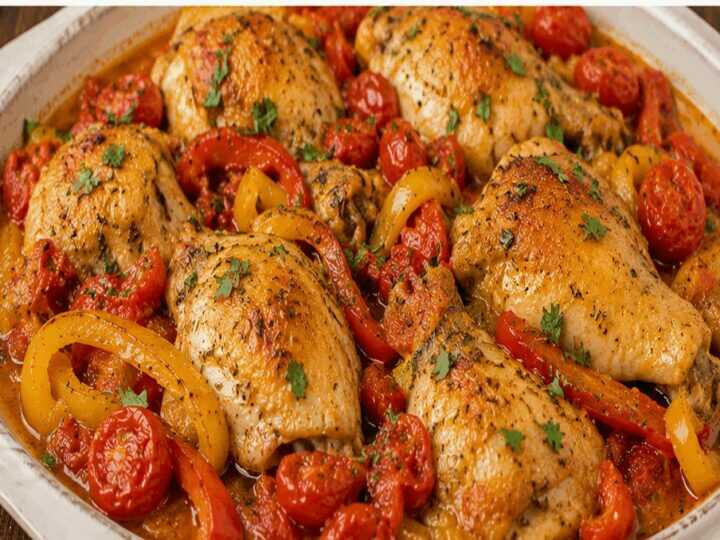 Pollo alla Romana con Pomodori e Peperoni: la ricetta tradizionale del Lazio