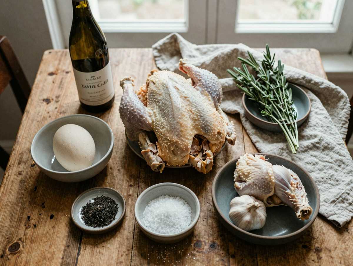 Gli ingredienti per Pollo Arrosto della Domenica Senza Grassi Aggiunti