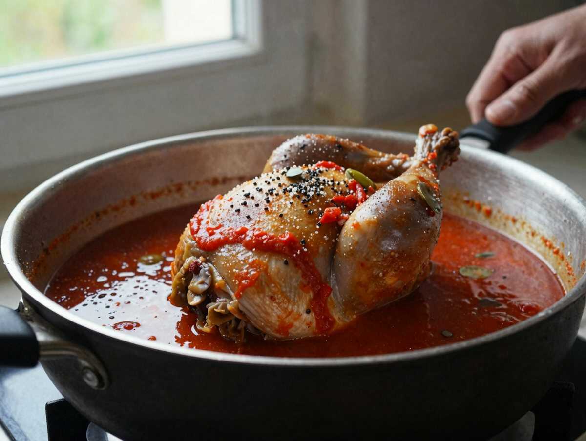 Cuoci in umido — Pollo con Piselli in Umido Leggero