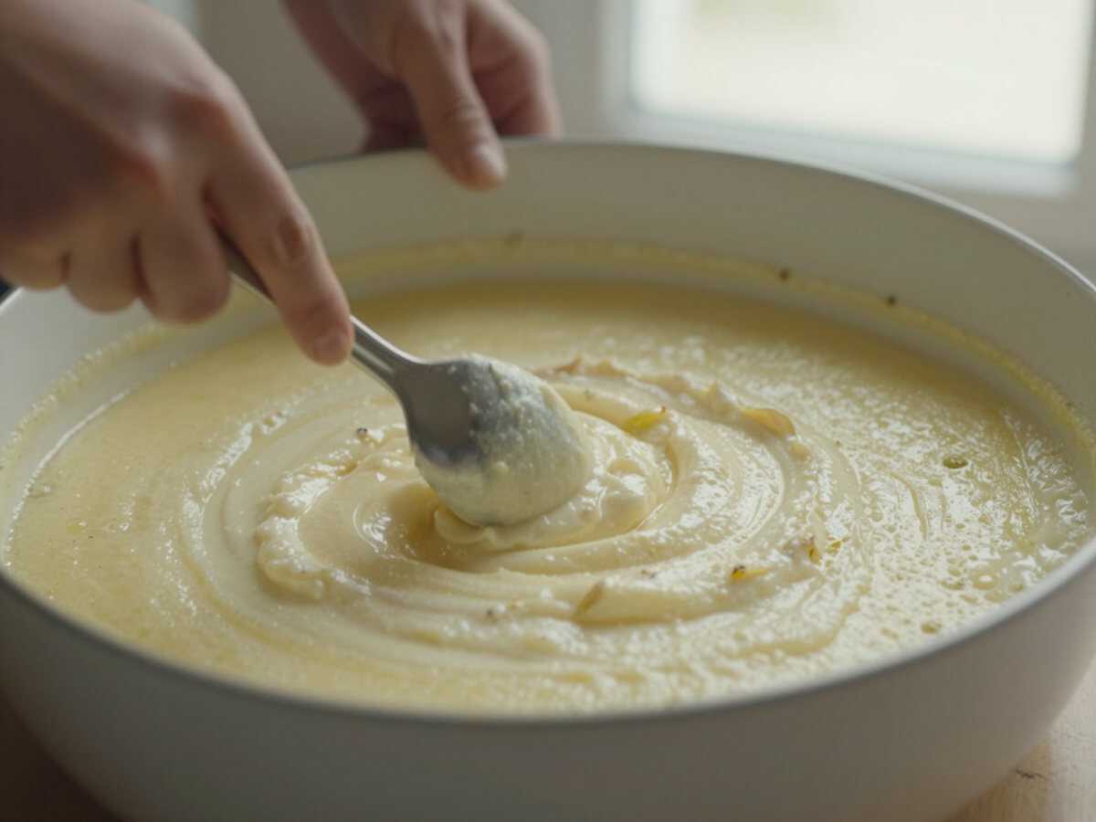 Crea la crema alla ricotta — Pollo Cremoso alla Ricotta e Erbe Fresche