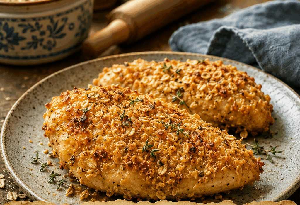 Pollo Croccante al Forno con Panatura di Avena