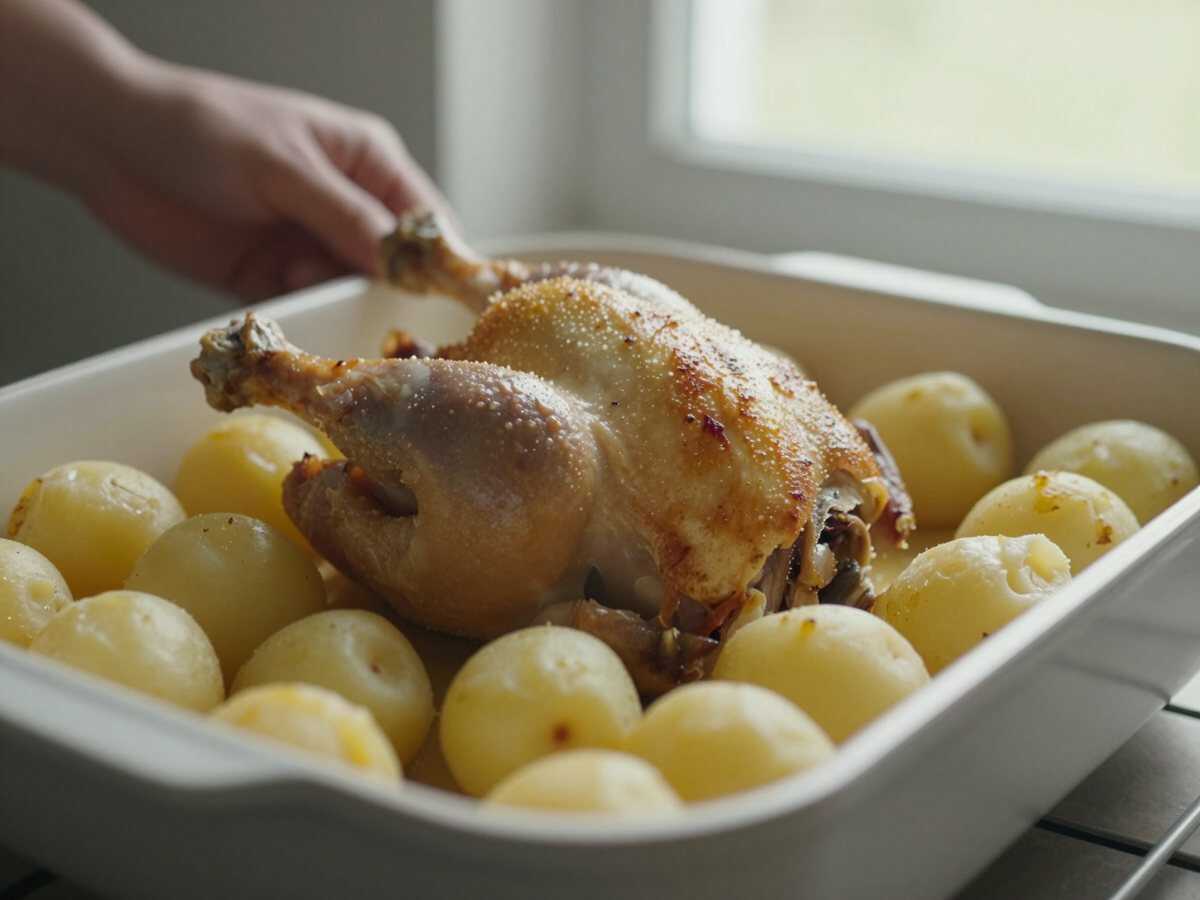 Cuoci in forno — Pollo e Patate Dolci al Rosmarino
