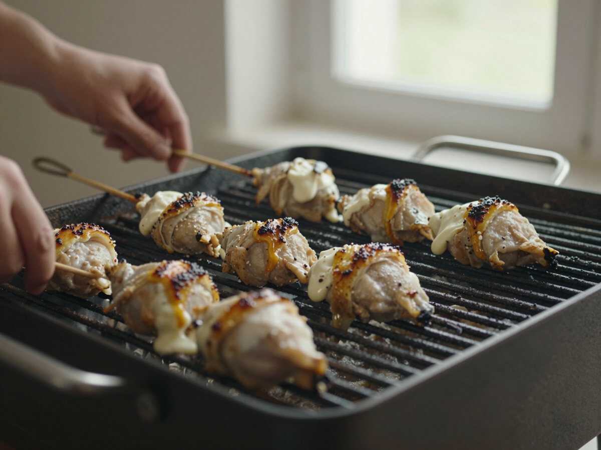Scalda la griglia — Pollo Grigliato con Marinatura allo Yogurt