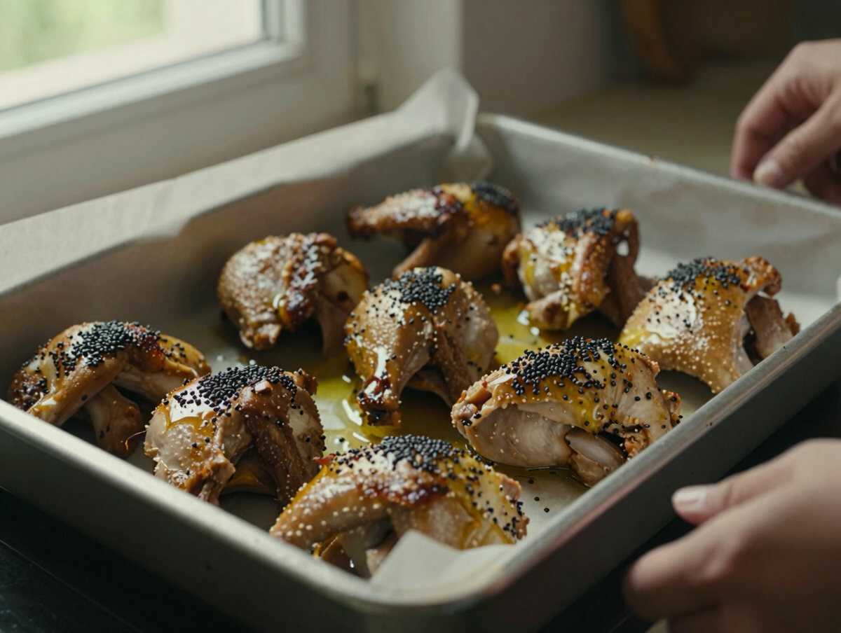 Cuocere in forno — Pollo in Crosta di Semi di Sesamo