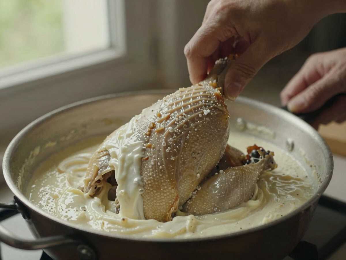 Aggiungere il pollo — Pollo Korma Leggero allo Yogurt