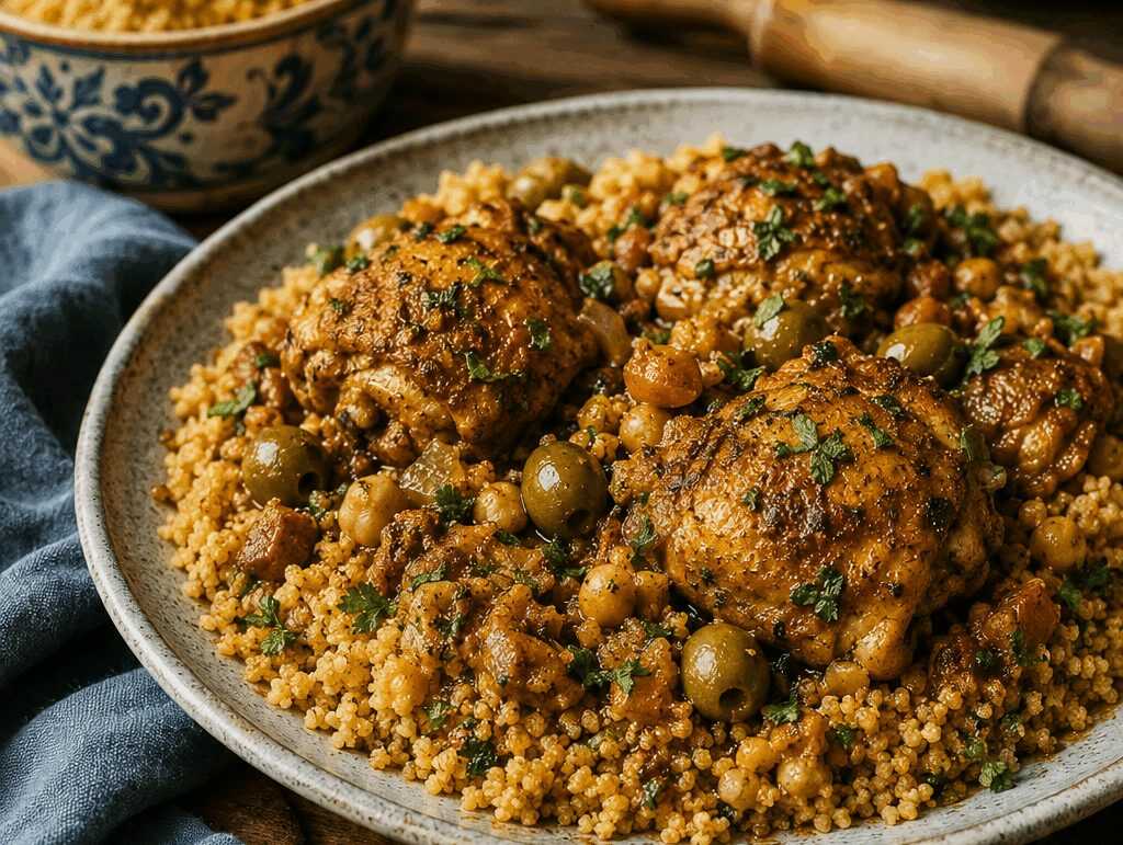 Pollo Speziato alla Marocchina con Cous Cous