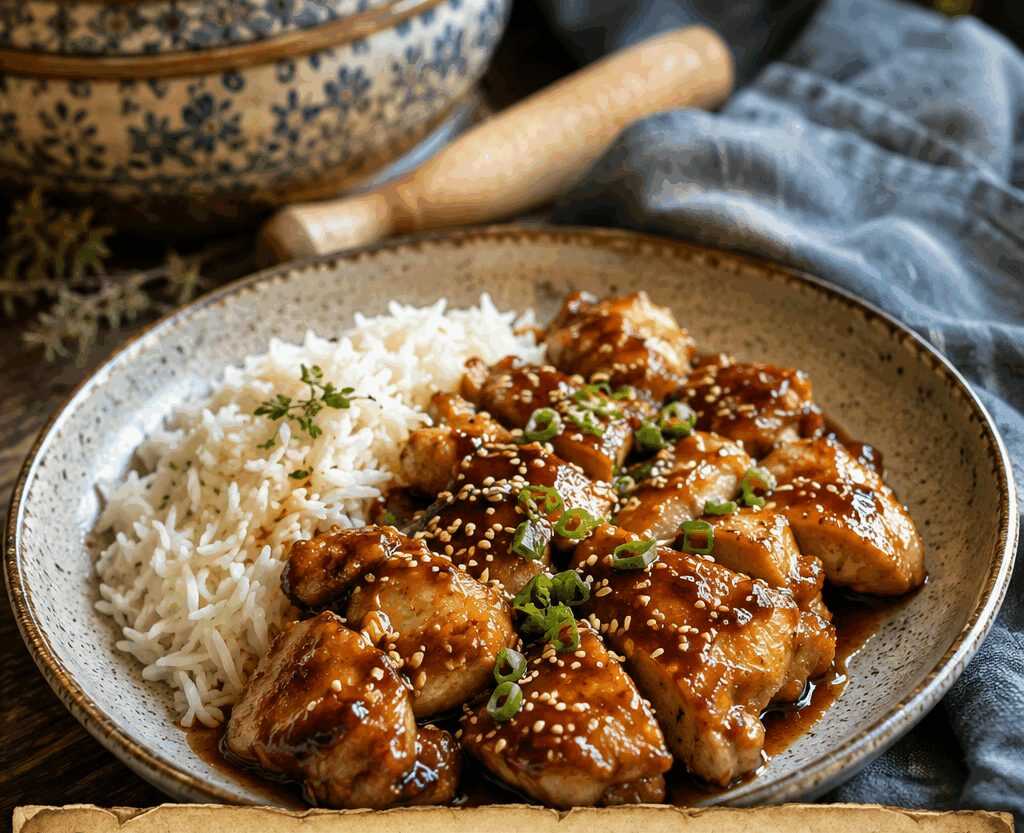 Pollo Teriyaki con Riso Basmati