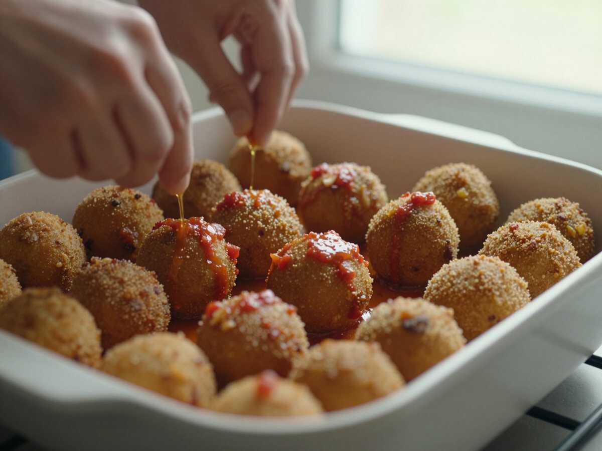 3. Rosolare — Polpette di Manzo al Sugo di Pomodoro e Pecorino Romano