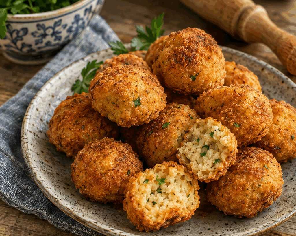 Polpette di pane alla napoletana per l’apericena: pronte in mezz’ora, dosi per sei