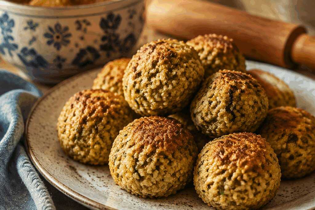 Polpette di Quinoa e Zucchine al Forno