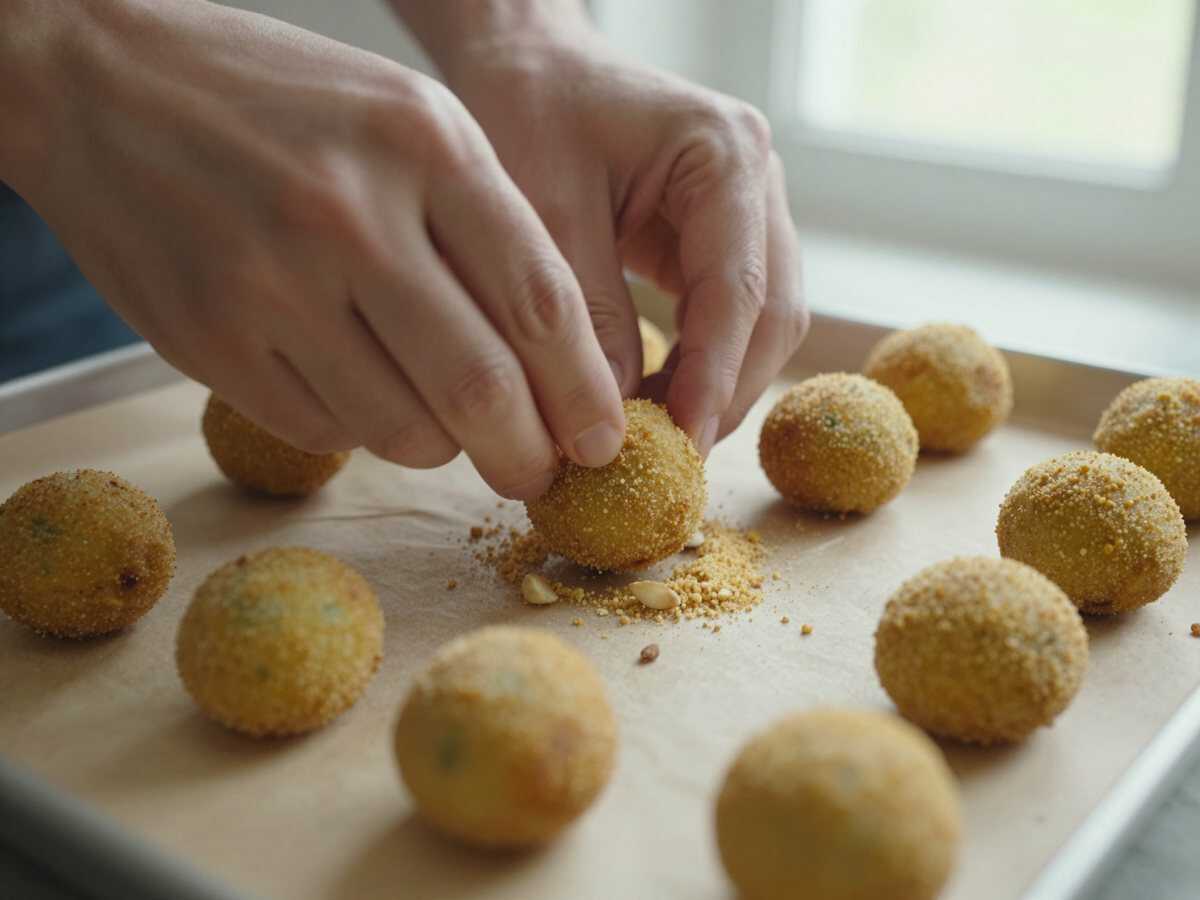 Forma le polpette — Polpette di zucchine al forno, la ricetta collaudata che non sbaglia mai