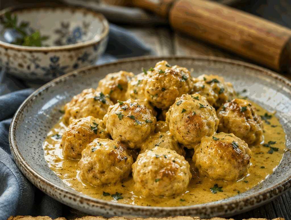 Polpettine di Pollo al Curry Leggero