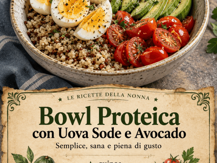 Bowl Proteica con Uova Sode e Avocado