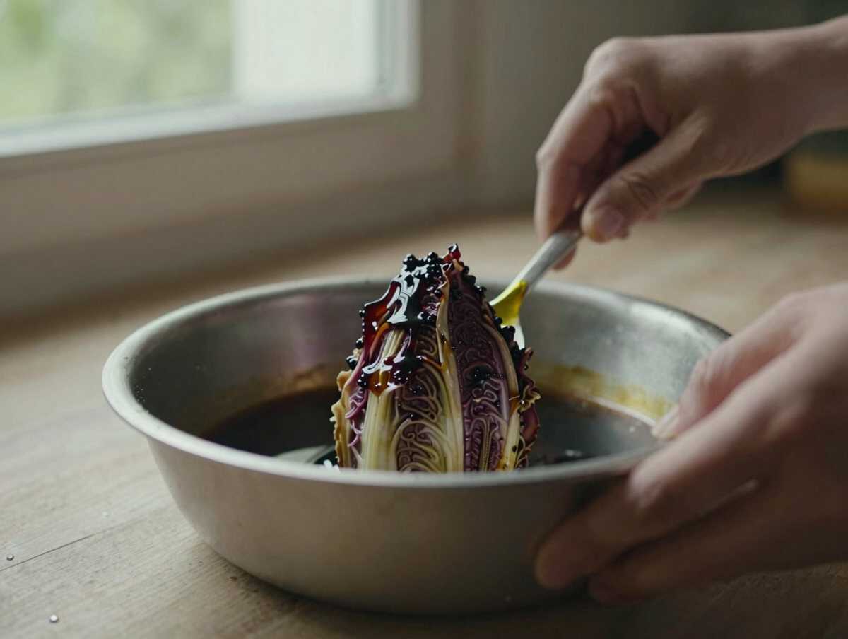 4. Preparare il condimento — Radicchio Grigliato con Aceto Balsamico: la Ricetta Raffinata e Saporita Pronta in 15 Minuti