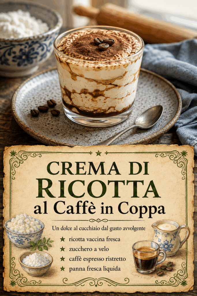 Crema di Ricotta al Caffè in Coppa