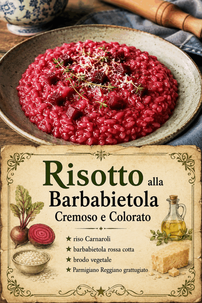 Risotto alla Barbabietola Cremoso e Colorato